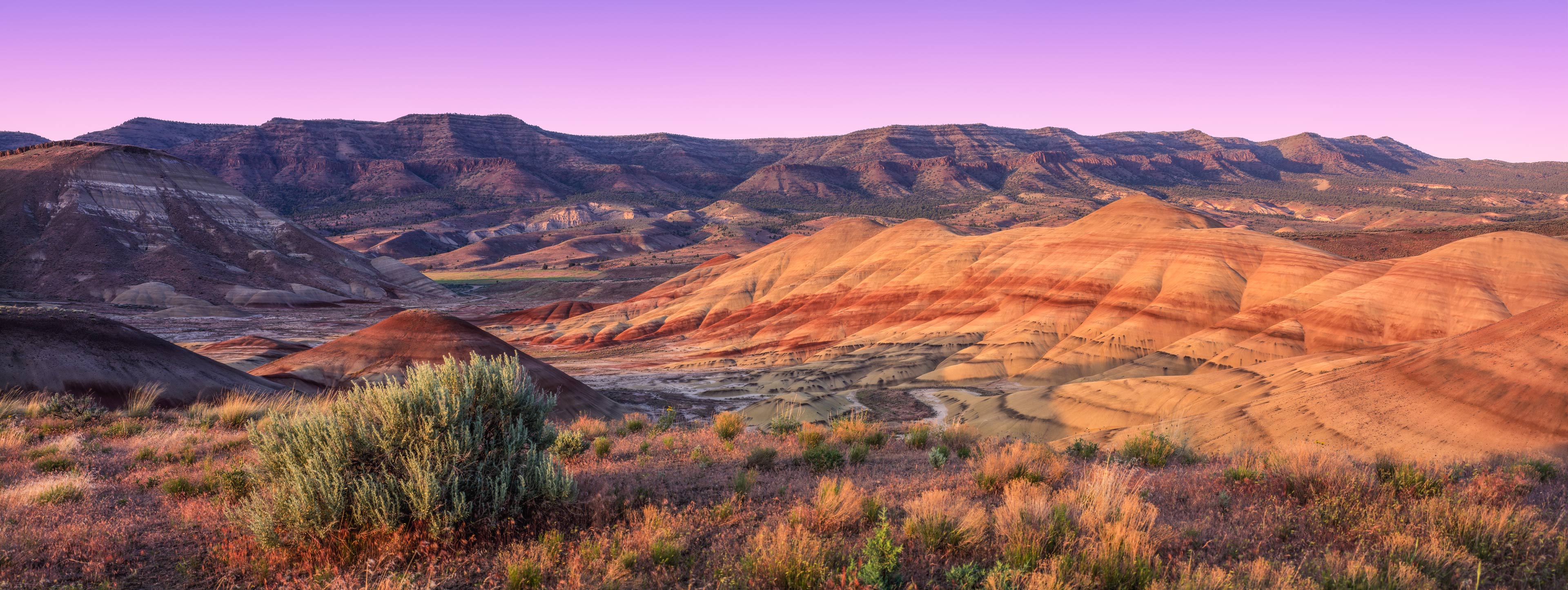 John Day Fossil Beds National Monument, Painted Hills Unit, Oregon USA (40497.jday1)